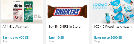 Swagbucks in-store deals