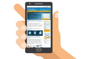 Rewarding Ways website on mobile
