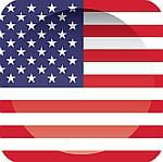 us flag button
