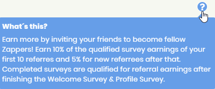Zap Surveys referral program terms