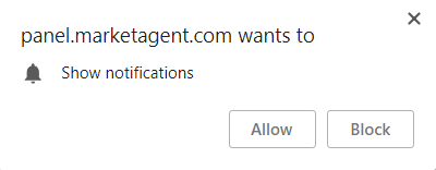 MarketAgent browser notifications