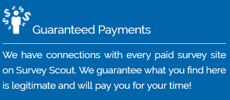 Survey Scout payment guarantee
