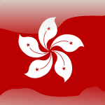 hong kong flag button