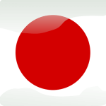 japan flag button