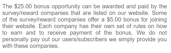 Paidsurveys.com joining bonus terms