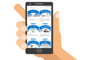 The Microworkers website on a phone
