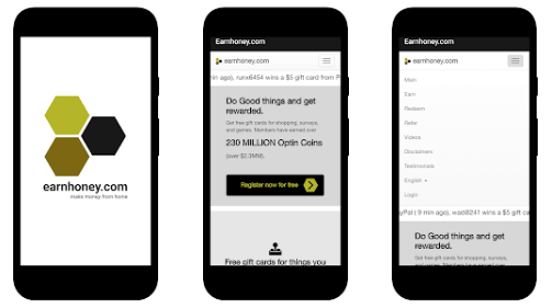 The EarnHoney app