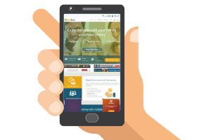 EldiBux website on mobile