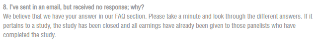 Saybucks FAQ about support answers