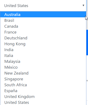 Countries that can join Opinion Bureau