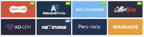 Offerwalls on Earnably