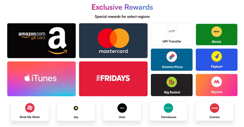 Opinion Bureau reward options