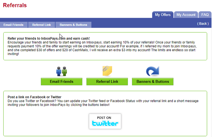 InboxPays referral program