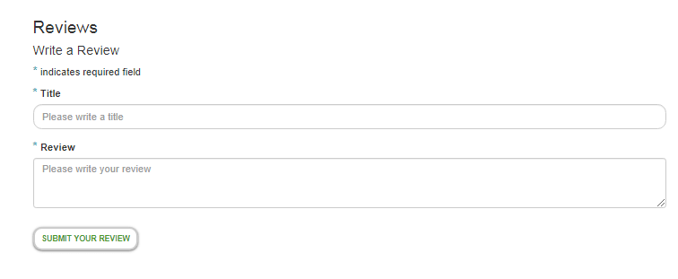Product reviews on Product Report Card