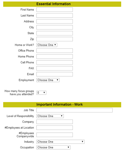 Hagen Sinclair registration form