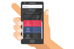 eJury mobile site