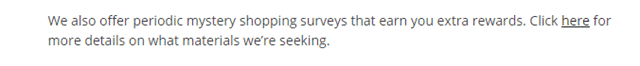 Small Business Knowledge Center mystery shopping surveys