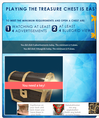 ClixBlue treasure chest