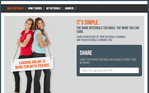 Get-Paid.com referral program