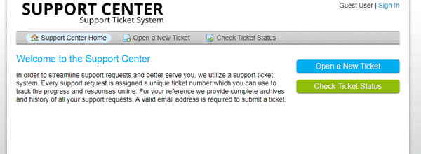 Honest Insite support ticket form
