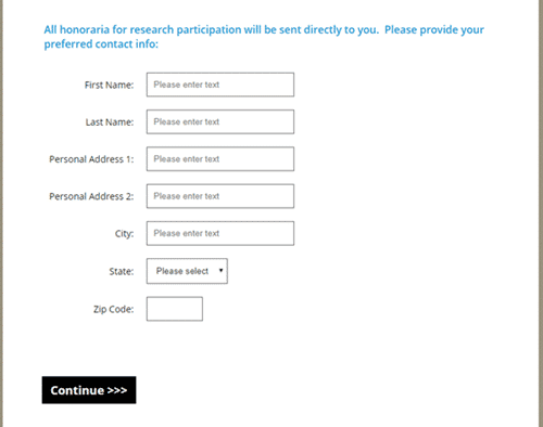 Inspired Opinions registration form