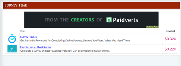 Paid surveys on SilverClix