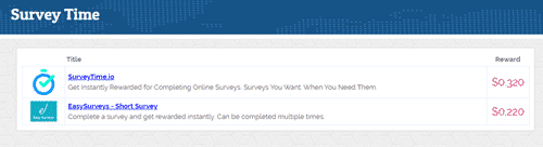 Paid surveys on CliqueBook.net