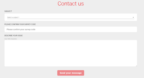 LEO support contact form