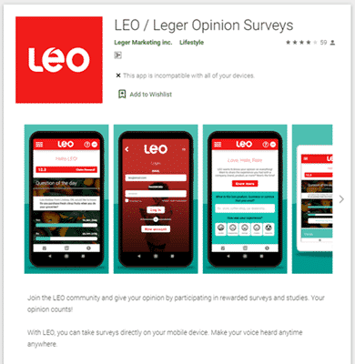 LEO app for Android and iOS