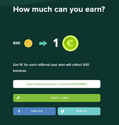 Bananatic referral program
