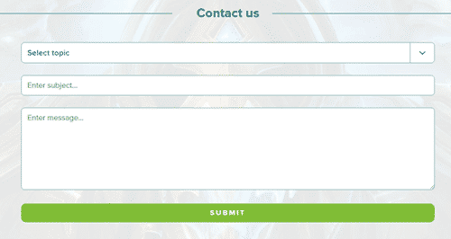 Bananatic contact form