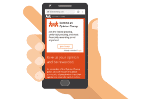 Opinion Champ mobile site