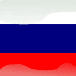 russia flag button
