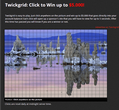 Twickgrid game on Twickerz