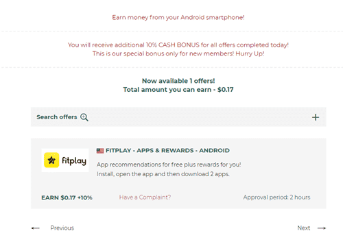UniqPaid mobile offers