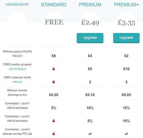 You Cubez membership upgrades