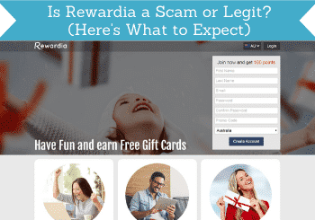 is rewardia a scam header