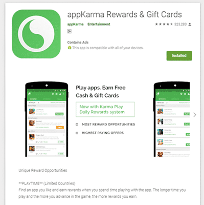 appKarma mobile app