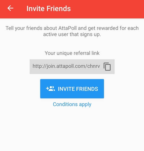 AttaPoll referral program