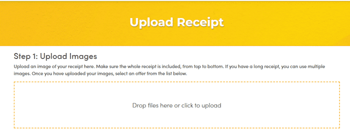 Caddle receipt upload