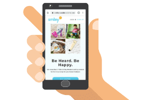 Smiley360 mobile site