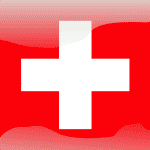 switzerland flag button