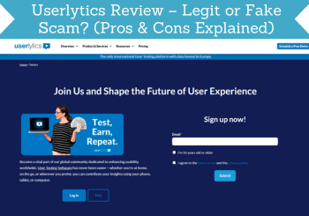 header for userlytics review
