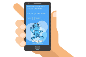 Snagoo.com on a mobile device