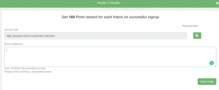 The GooPoll referral program