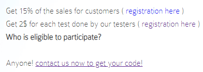 Analysia referral program
