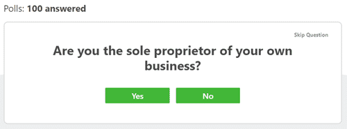 Enroll poll questions
