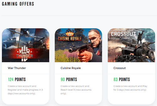 PrizesDrop gaming offers