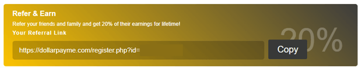 DollarPayMe referral program