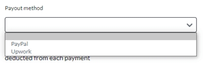 Payout methods of Tester Work